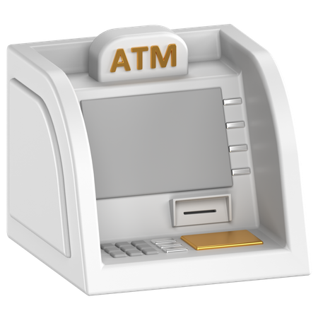 ATM 기계  3D Icon