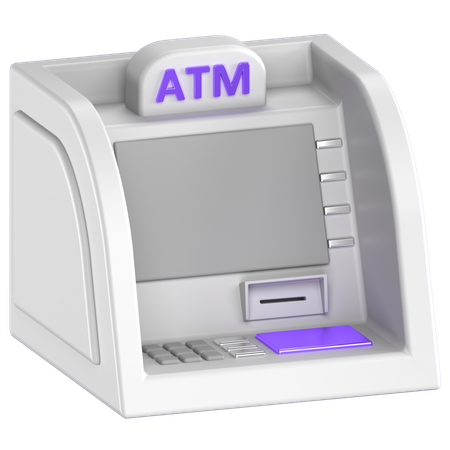 Atm Machine  3D Icon