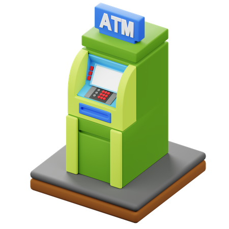 ATM Machine  3D Icon