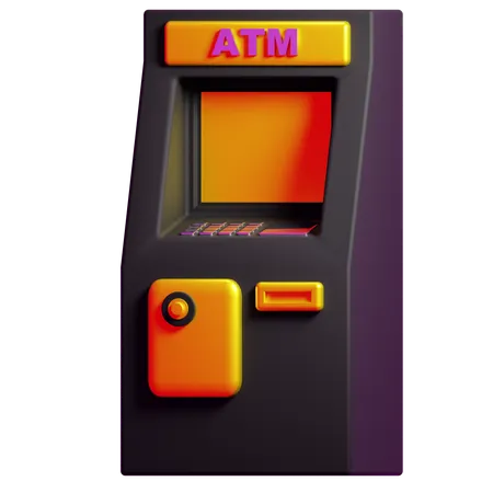 Atm Machine  3D Icon