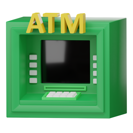 Atm Machine  3D Icon