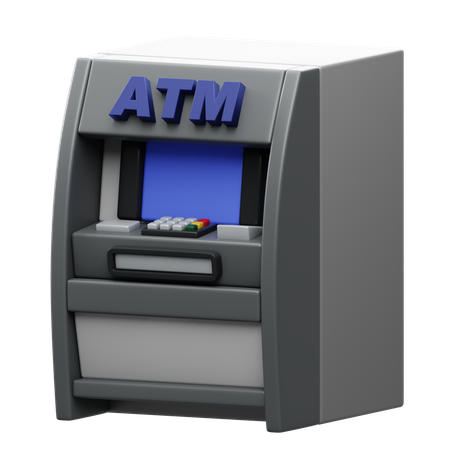 ATM Machine  3D Icon