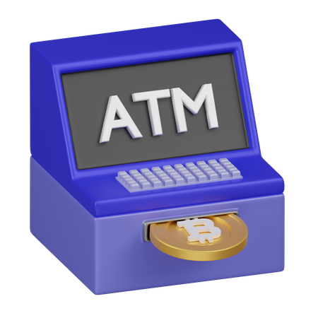 Atm Machine  3D Icon