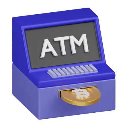 Atm Machine  3D Icon