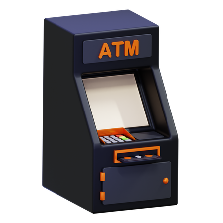 Atm Machine  3D Icon