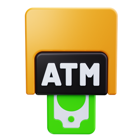 Atm Machine  3D Icon