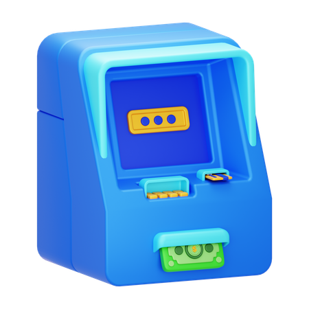 ATM machine  3D Icon