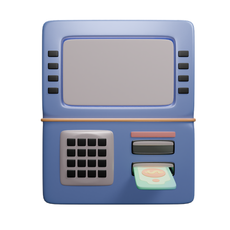 Atm Machine  3D Icon