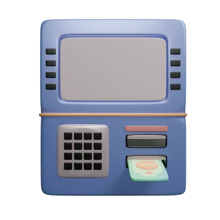 Atm Machine  3D Icon