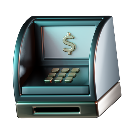 ATM Machine  3D Icon