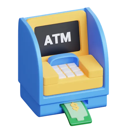 Atm Machine  3D Icon