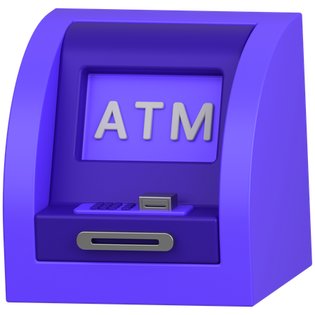 Atm Machine  3D Icon
