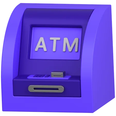 Atm Machine  3D Icon