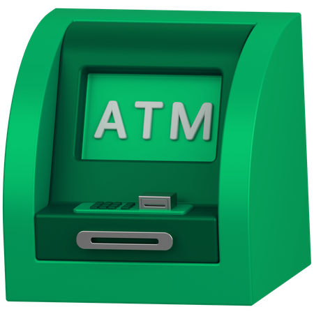 Atm Machine  3D Icon