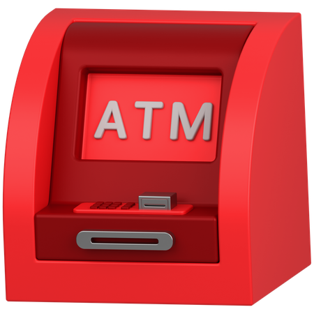 Atm Machine  3D Icon