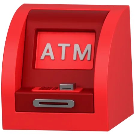 Atm Machine  3D Icon