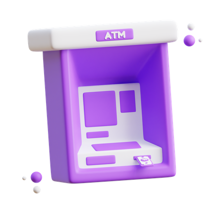 Atm Machine  3D Icon