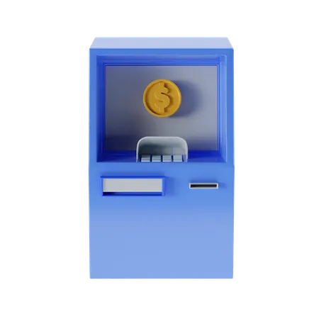 Atm Machine  3D Icon