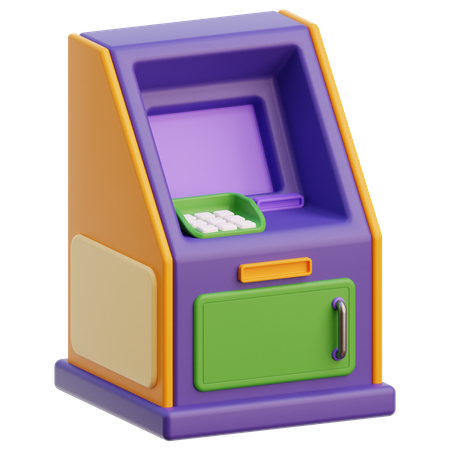 Atm Machine  3D Icon