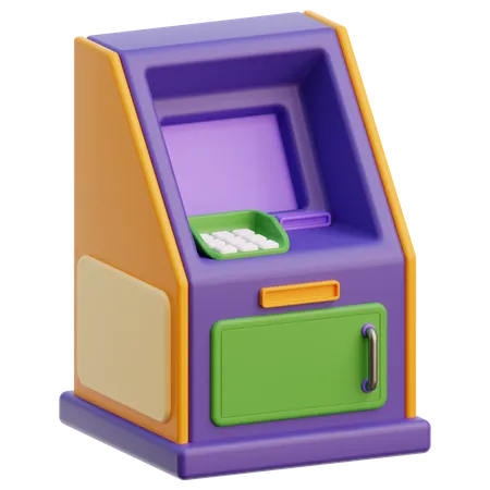 Atm Machine  3D Icon