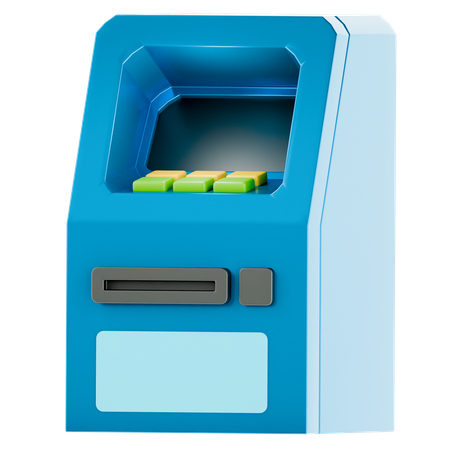 Atm Machine  3D Icon