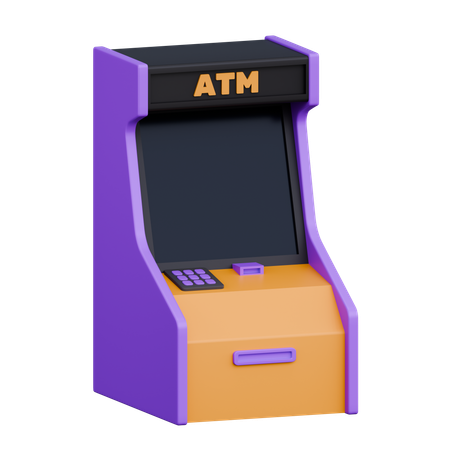 ATM Machine  3D Icon