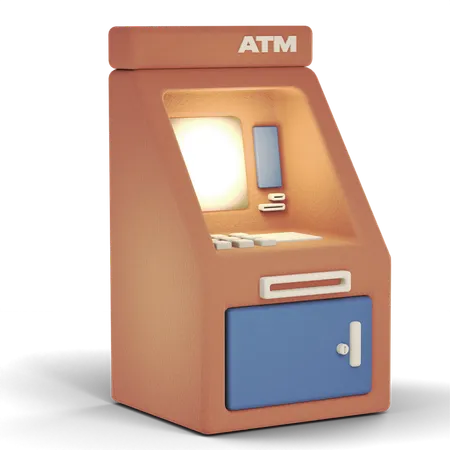 Atm Machine  3D Icon