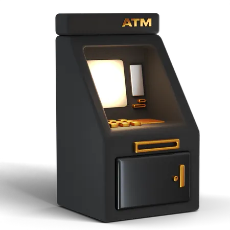 Atm Machine  3D Icon