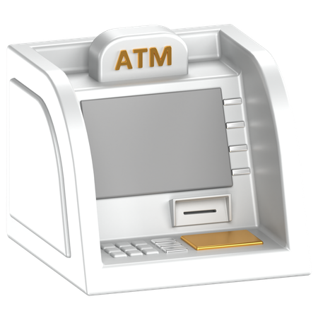 Atm Machine  3D Icon