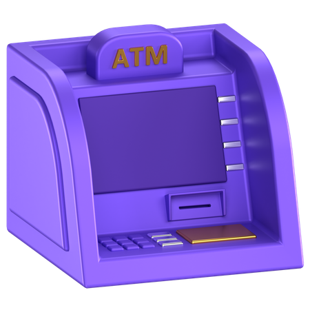 Atm Machine  3D Icon