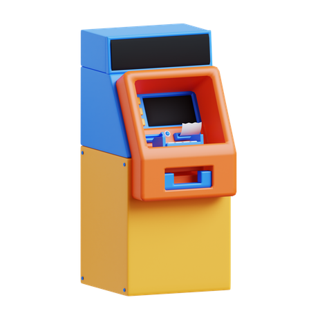 Atm Machine  3D Icon