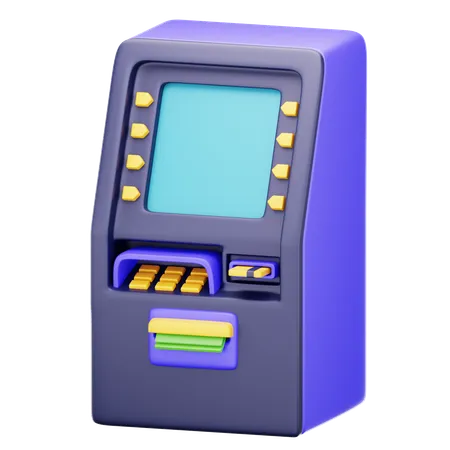 Atm Machine  3D Icon