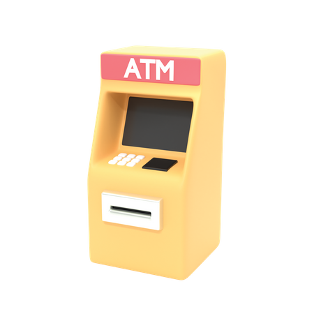 Atm Machine  3D Icon