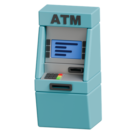 Atm Machine  3D Icon