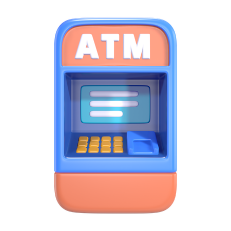 Atm Machine  3D Icon