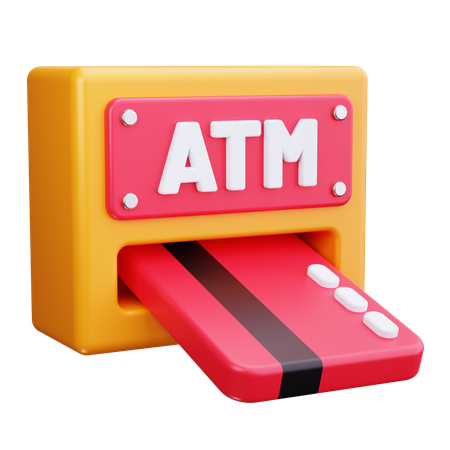 Atm Machine  3D Icon