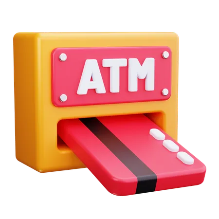 Atm Machine  3D Icon