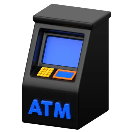 Atm Machine  3D Icon