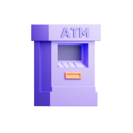 Atm Machine  3D Icon