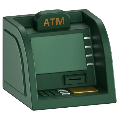 Atm Machine  3D Icon