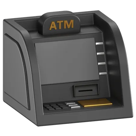 Atm Machine  3D Icon