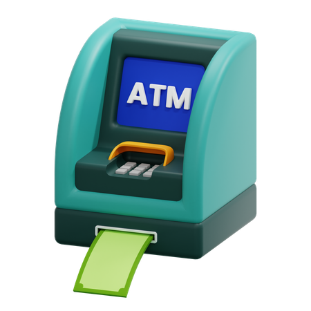 Atm Machine  3D Icon