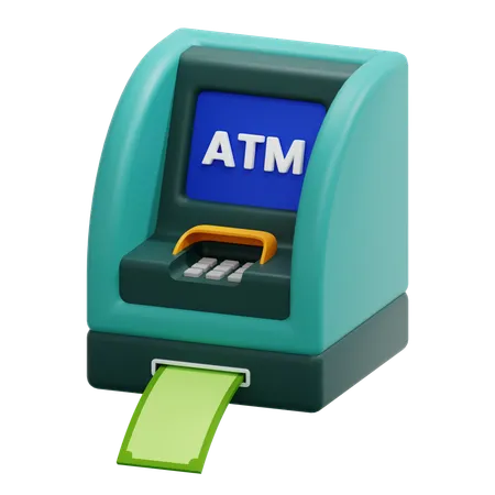 Atm Machine  3D Icon