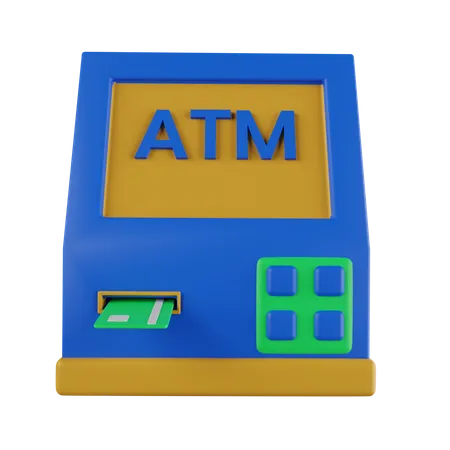 Atm Machine  3D Icon