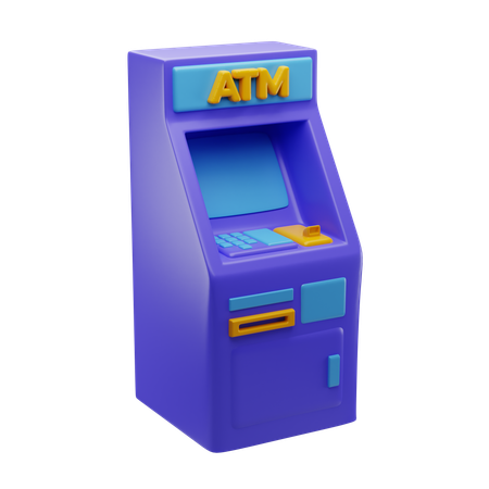 ATM Machine  3D Icon