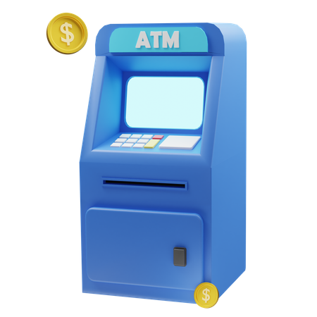 Atm Machine  3D Icon