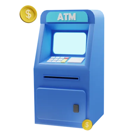 Atm Machine  3D Icon