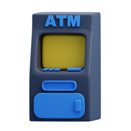 Atm Machine  3D Icon