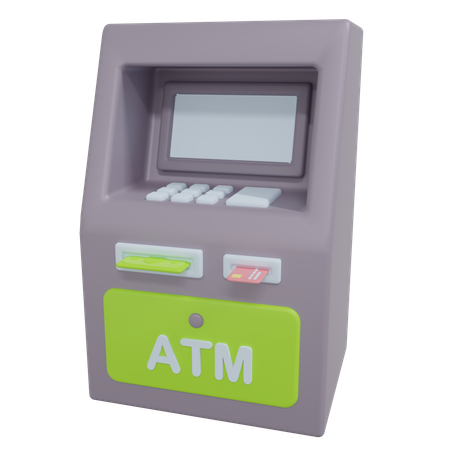 Atm Machine  3D Icon