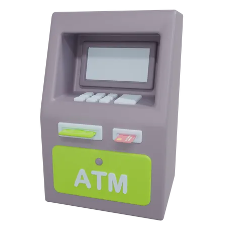 Atm Machine  3D Icon